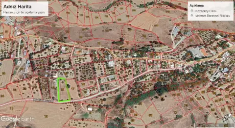 KOZANKÖY’DE KONUT İMARLI SATILIK ARSA NİTELİKLİ ARAZİ — تصویر 5 از 5